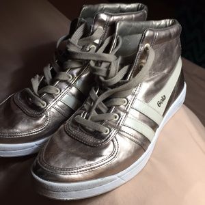 Women’s Gola Sneakers  metallic US Size 9